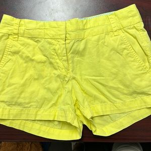 J. Crew yellow cotton shorts!